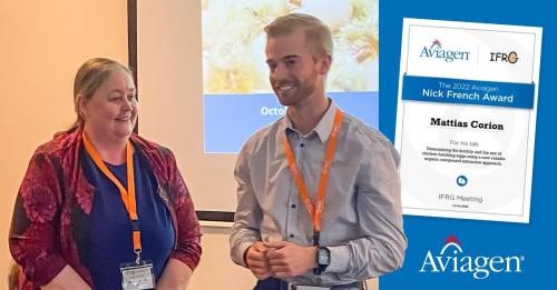 2022 IFRG Meeting - Two-times-in-a-row Nick French Award for Matthias Corion of Belgium